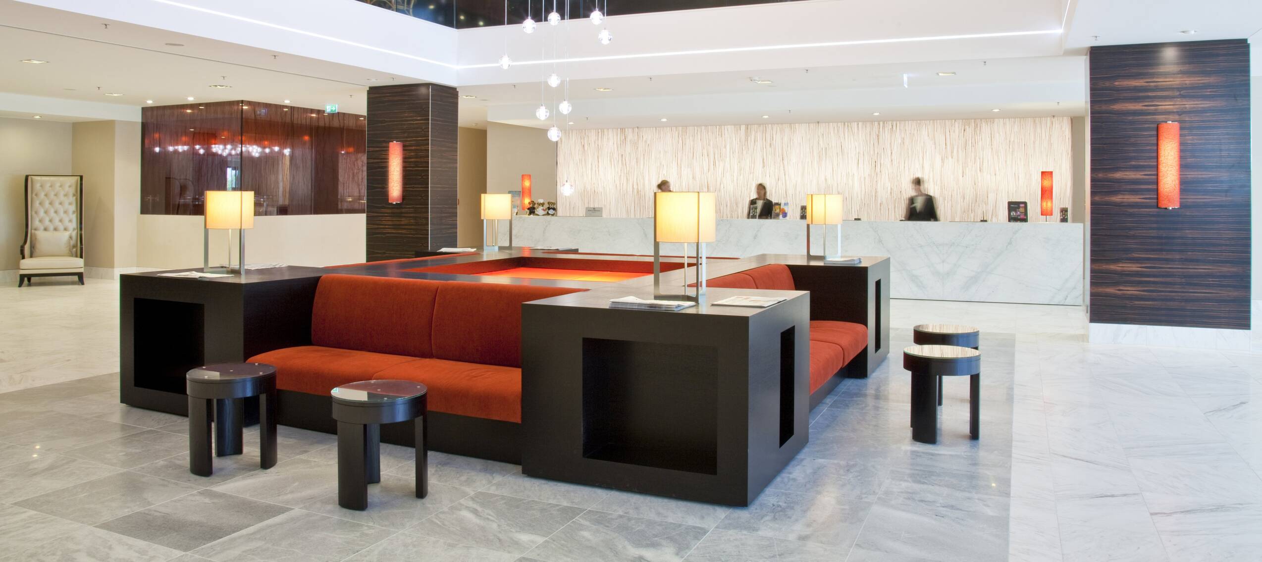 Lobby im Hotel Hilton
