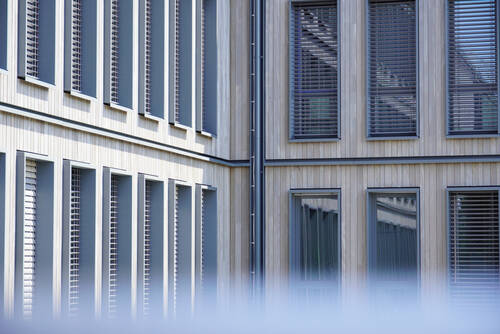 Fensterlädenautomation am Dienstgebäude der Kreisverwaltung durch ERN installiert