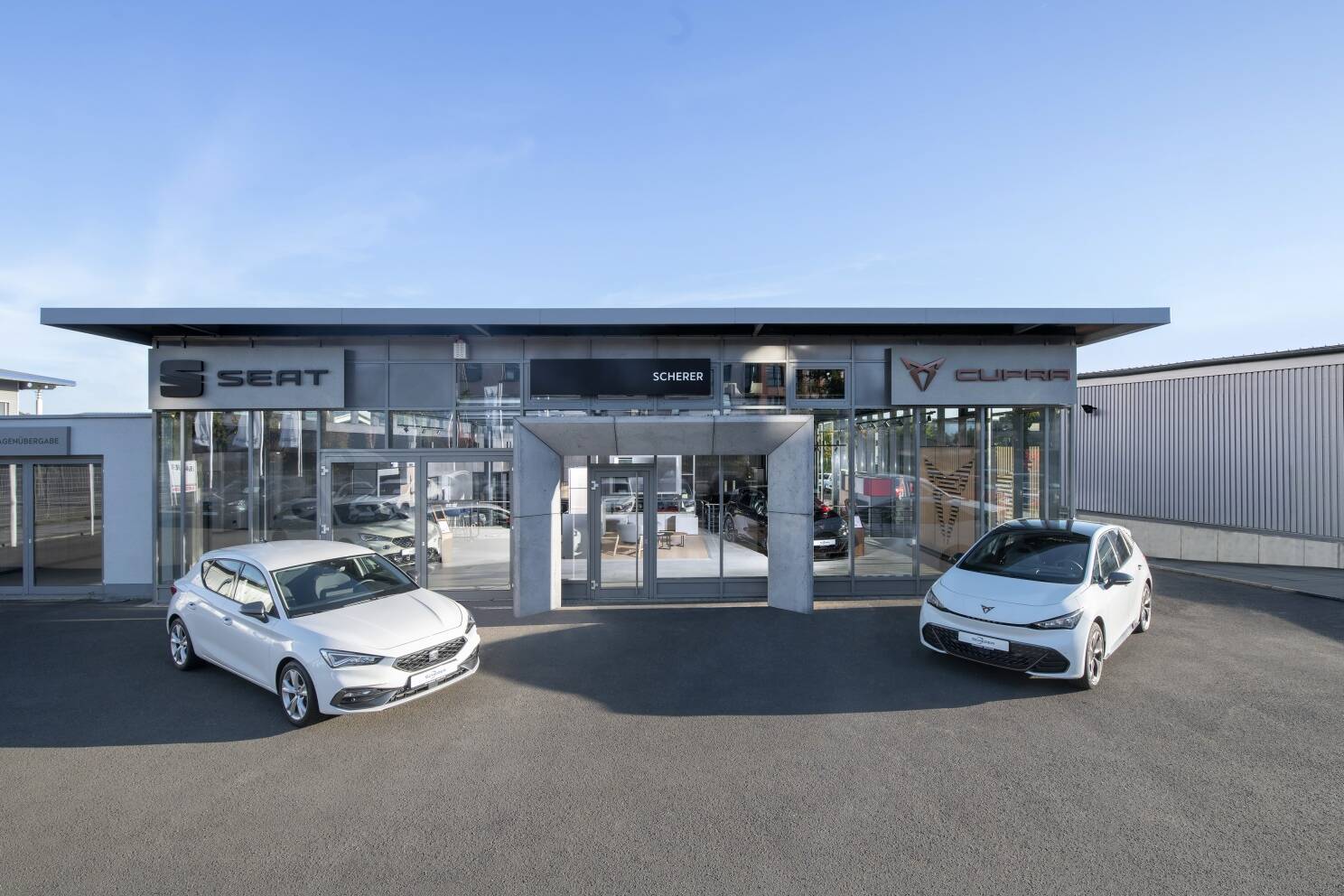 Autohaus Scherer in Kaiserslautern ausgestattet mit Intelligenter Gebäudetechnik von ERN in Simmern